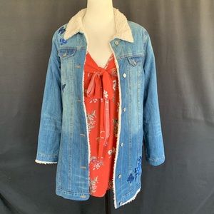 Guess Juniors Longline Denim Jacket